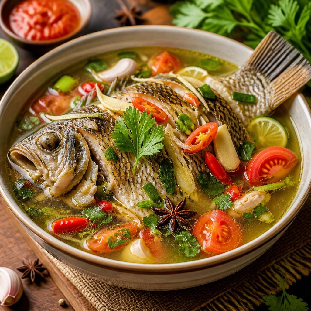 Sop Gurame di RM Bumi Aki